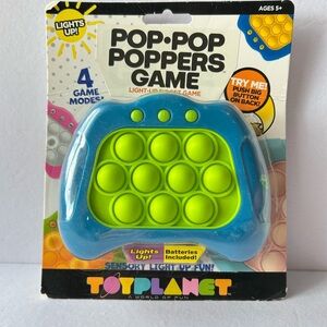 Pop-Pop Poppers Game - Blue & Lime Green